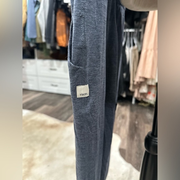 Vuori Blue Elastic Waist Sporty Comfy Athleisure All Day Jogger Jumpsuit Azure S - Picture 4 of 6